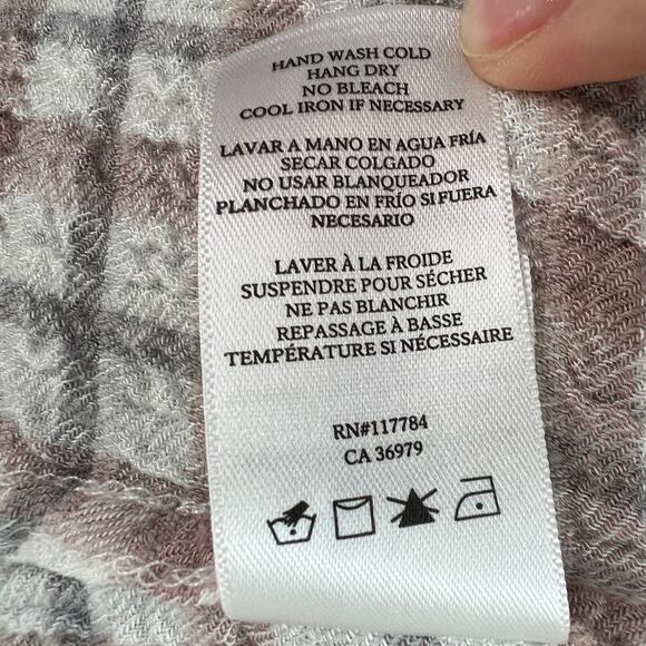 RAILS Brady Shirt Powder Steel Blush Button Down Long Sleeve Chest Pocket Sz M - Picture 8 of 10